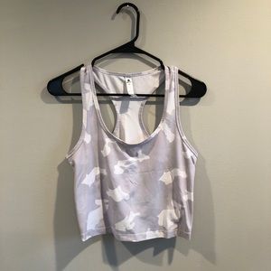Cropped athletic tank